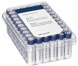Illustration for article titled 60-Pack Insignia AA or AAA Batteries